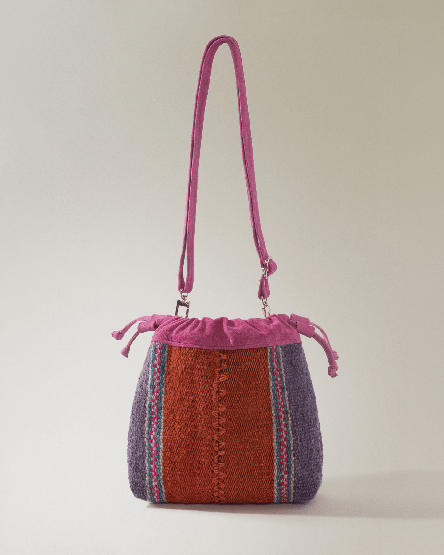 Bolso Puriy rosa y naranja
